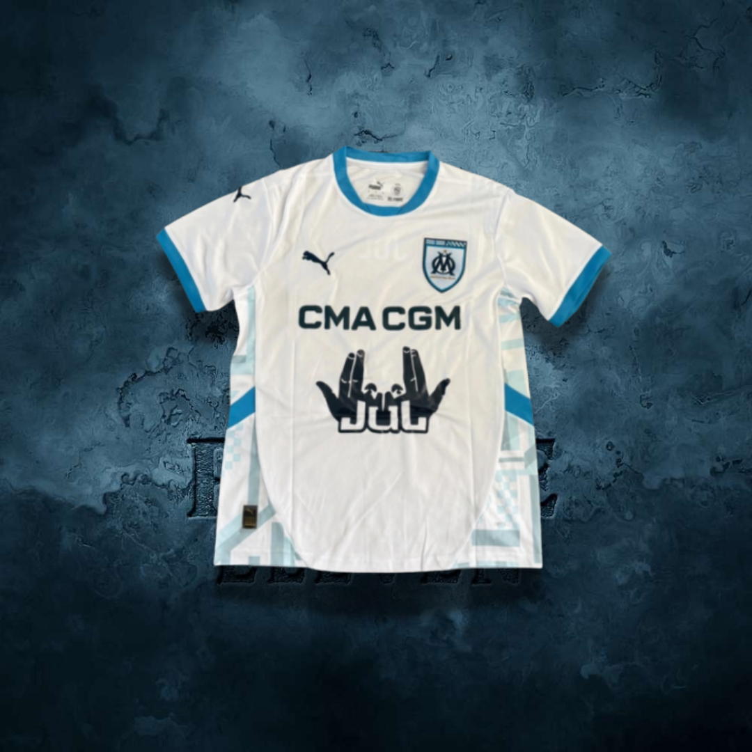 Maillot Olympique Marseille domicile signe Jul 2024/2025