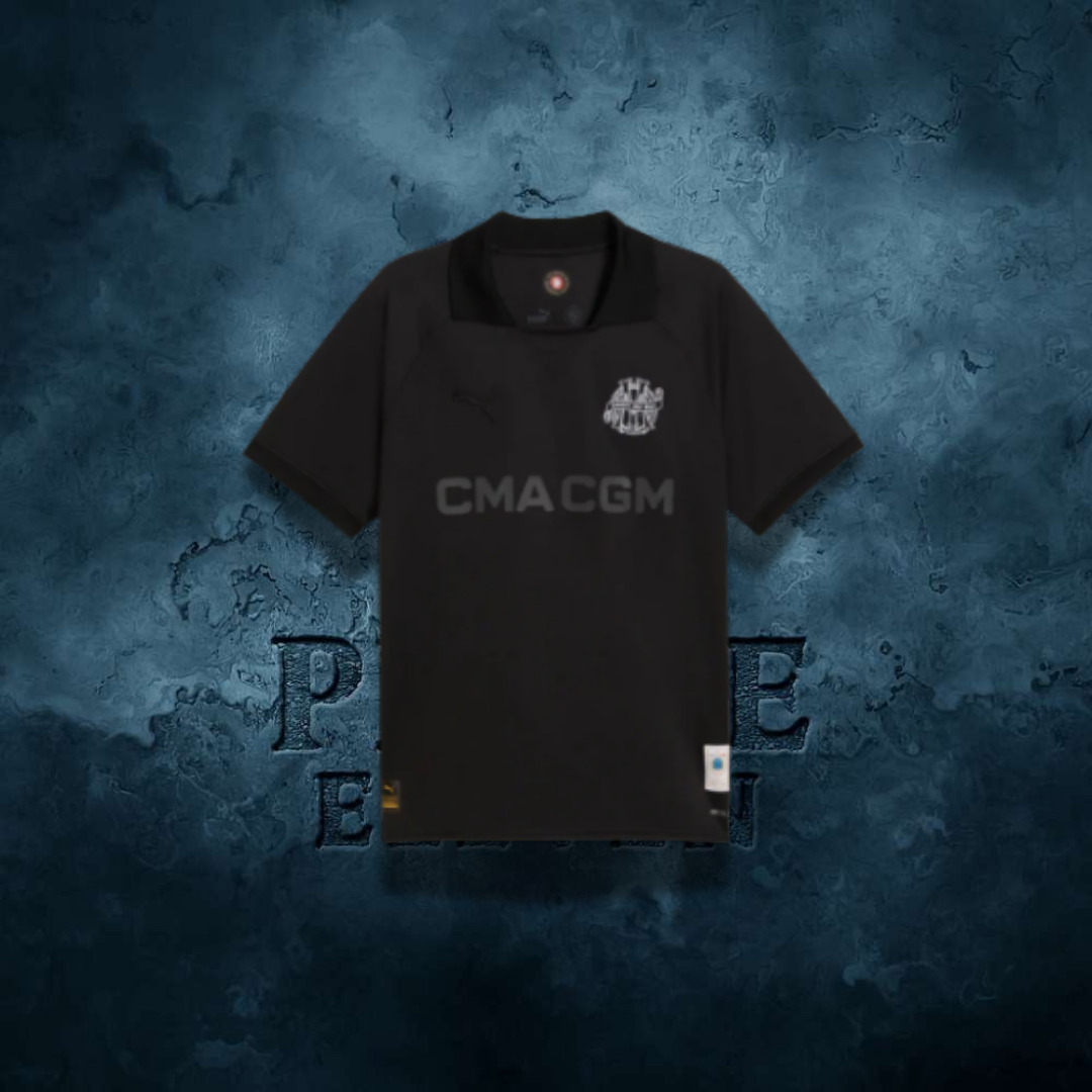 Maillot Marseille Anniversaire 125 ans Noir