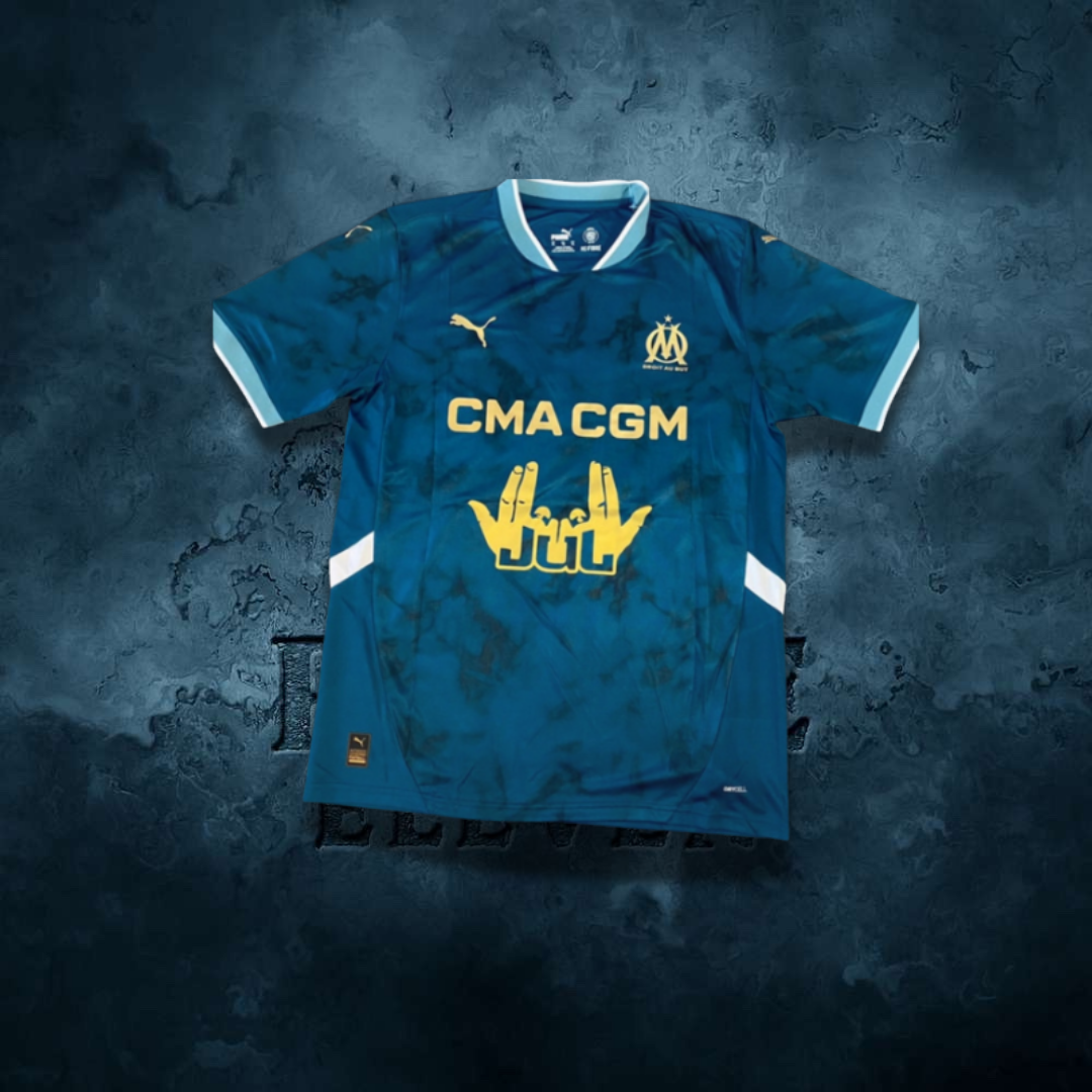 Maillot Olympique Marseille extérieur signe Jul 2024/2025