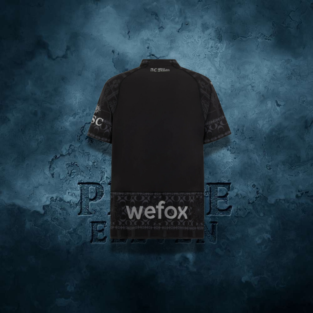 Maillot AC Milan x Pleasures Fourth noir 2024 2025